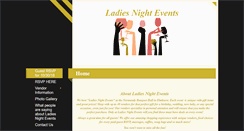 Desktop Screenshot of ladies-night-events.com
